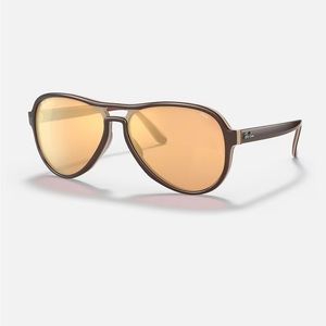 NEW Ray-Ban Vagabond RB4356 Sunglasses - brown/orange sold out color!!